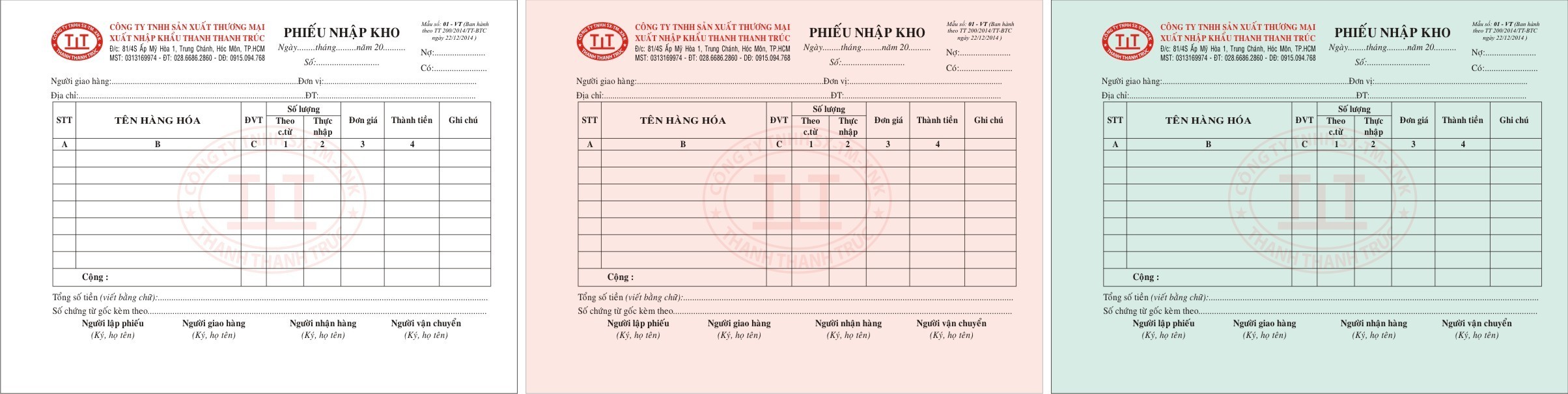 In Hóa Đơn Bán Lẻ Lấy Ngay Trong Ngày Tại Hà Nội